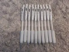 SARASAボールペン ホワイト 0.5mm 10本セット