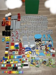 レゴデュプロ　ブロック機関車レール10872/10874/10875/10882