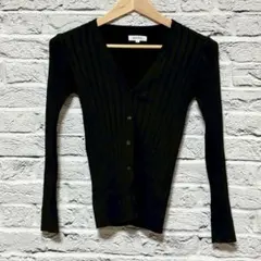 美品✨PLST【プラステ】長袖ニットカーディガン 羽織り シンプル 上品 【M】