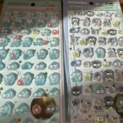 正規品サンリオ ボンボンドロップミニシール　はぴだんぶいハンギョドン　2点セット