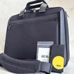 美品 ace. デュラテクト2 ブリーフケース ビジネス2WAY 2層 大容量
