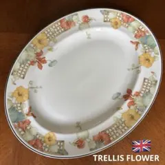 ウェッジウッド★トレリスフラワー★パーティプレート【レア美品】のサムネイル