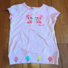 Hot Biscuits ピンク Tシャツ 110