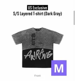 BTS ARIRANG アメリカ　US限定 Tシャツ　グレー　S/Mサイズ　新品 BTS ARIRANG アメリカ US 限定 レイヤードTシャツ L/XLサイズ - メルカリ