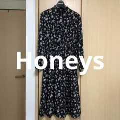 お値下げしました Honeys花柄ワンピース