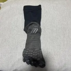 タビオ サッカーソックス 5本指 （ブラック）Mサイズ 左足用のみ