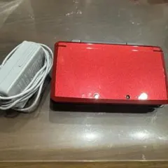 Nintendo 3DS レッド 本体 ACアダプター付き