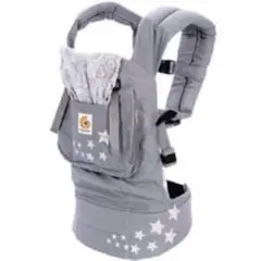 Ergobaby 抱っこ紐 スター柄 グレー
