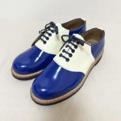 ✨未使用品✨ 【REGAL】 リーガル レザー 本革 サドルシューズ ブルー