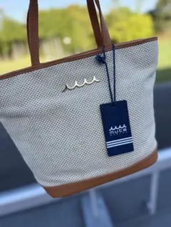 muta メッシュトートバッグ ベージュ/ブラウンのサムネイル