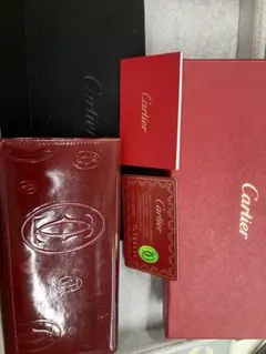 Cartier 長財布 ボルドーのサムネイル