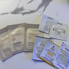 ロキシタン　DIOR キールズ　ヘアケア　化粧水　乳液　ヘアパック　試供品