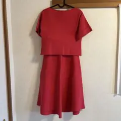 FFRAY I.D ニット＆フレアスカート セットアップワンピース