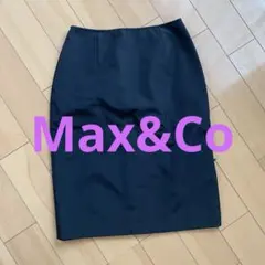 MAX & Co. 黒 タイトスカート スリット付きのサムネイル