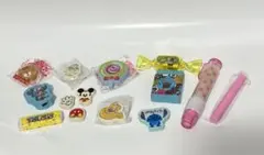 【多種類】消しゴムセット　ディズニー　ワンピース　ミニオン　なめこ