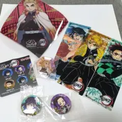 鬼滅の刃 くら寿司 缶バッジ 箸置き しおり 7点セット