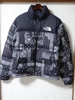ノースフェイス ヌプシジャケット S バンダナ柄 ペイズリー柄