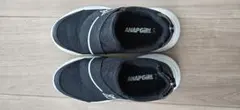 ANAP GIRL ブラックスニーカー 22.0cm