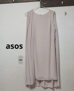 美品 ASOS ベージュ ノースリーブチュニックのサムネイル