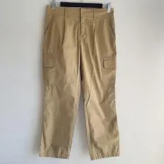 アンタイトル カーゴパンツ 綿 カジュアルパンツ カーキ Sのサムネイル