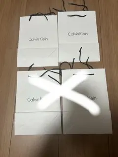 カルバンクライン ショップ袋 ショッピングバッグ ショッパー 2枚