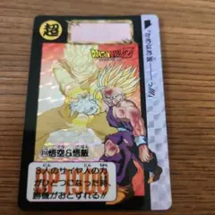 極美品＊1993年 初版 カードダス☆ドラゴンボールZ 614 悟空＆悟飯