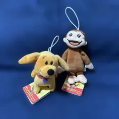 【匿名配送】おさるのジョージ ぬいぐるみセット 約15cm