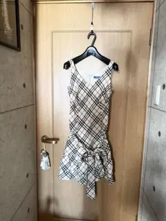 BURBERRY BLUE LABEL ノバチェック ワンピース 38 訳あり