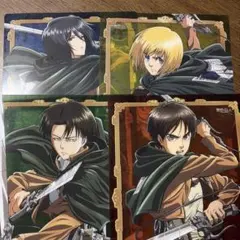 アニメージュ 2013年10月号 付録 進撃の巨人 下敷き4枚セット