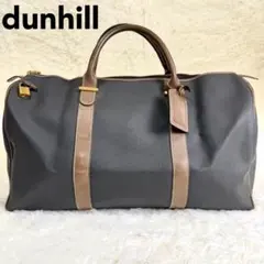 美品✧dunhill ダンヒル ボストンバッグ PVCレザートラベルバッグ 鍵付