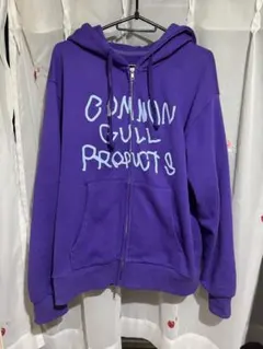 common gull products 紫 フーディ