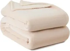 lattefine ブランケット 140×200 ベージュ 極柔ふわ暖 ひざ掛け