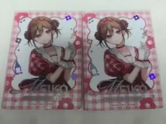 初音ミク　MEIKO　フラワーレトロルック　クリアカード