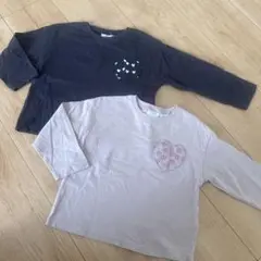 ZARA 長袖　ロンT 2-3歳 90 95 2枚セット ハートポケット