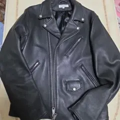 BEAUTY&YOUTH ブラック ダブルライダース L