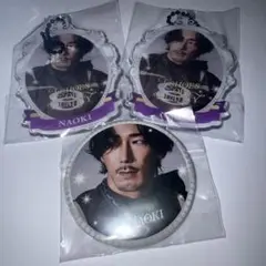 三代目JSB 小林直己 EOD ガチャ クリアチャーム＆缶バッジ 3個セット