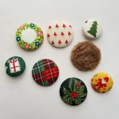 くるみボタン ヘアアクセサリー