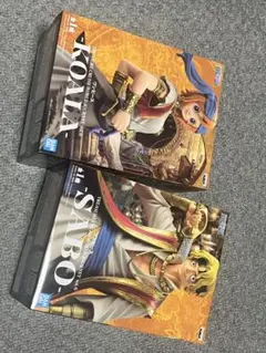ワンピース フィギュア 2体セット コアラ サボ ONEPIECE アニメ 出航