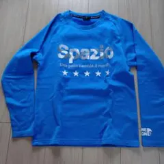 Spazio 裏起毛長袖シャツ S 青