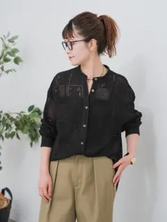 【完売品】 Spick & Span PEレースシャツ
