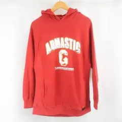 Cartle Arche 英字 プリント オーバーサイズ スウェットパーカー L