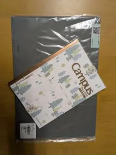 B6サイズ 二つ折りマルチケース グレー＆コクヨ キャンパスダイアリー2026年