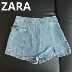 ZARA デニム ショートパンツ スコート XSサイズ