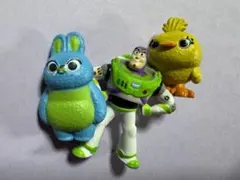 トイストーリー　バス　ダッキー　バニー　フィギュア 3点セット