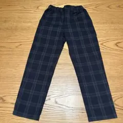 COMME CA ISM チェック柄 長ズボン 130A