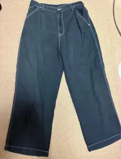 WEGO ウィゴー　デニム　ブラック　Lサイズ パンツ ワイド