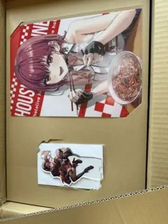 宝鐘マリン　コラボ　ラーメン　アクスタ　クリアファイルセット