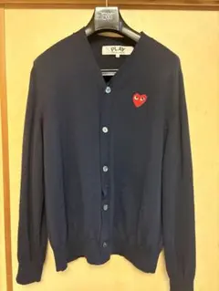 PLAY COMME des GARCONS カーディガン ネイビー Lのサムネイル