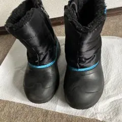 IGNIO 子ども用スノーブーツ ブラック/ブルー18センチ