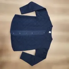 プチバトー　ネイビー キルティングジャケット 152cm